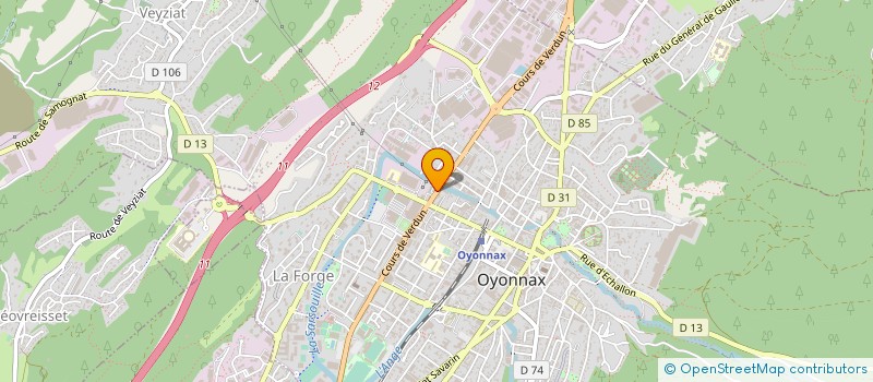 localisation de l'entreprise ABYSS EXPERTISE à OYONNAX