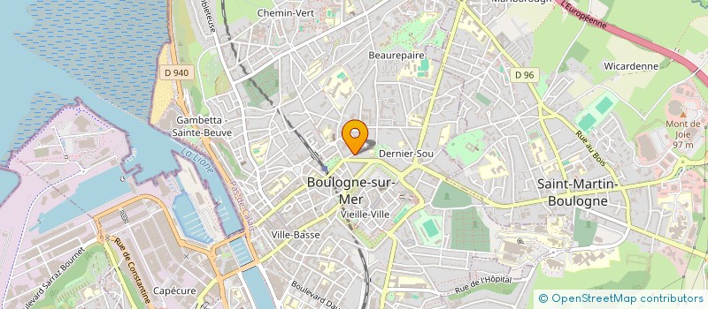 localisation de l'entreprise ABYSS INVEST  BOULOGNE-SUR-MER