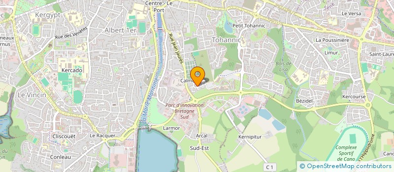 localisation de l'entreprise ABYSSE à VANNES