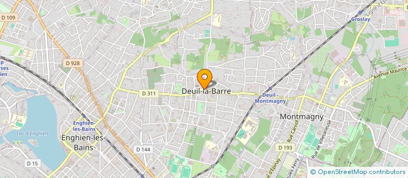 localisation de l'entreprise ABYSSE CREATION PRODUCTION  AUDIO  DEUIL-LA-BARRE