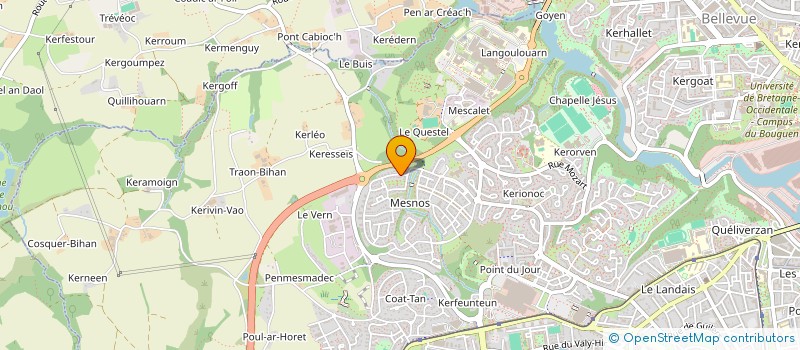 localisation de l'entreprise ABYSSE PLONGEE BREST à BREST