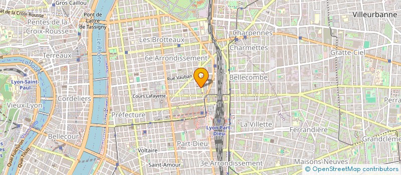 localisation de l'entreprise ABYSSES à LYON