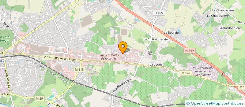 localisation de l'entreprise ABYSSES AQUARIUM à NANTES