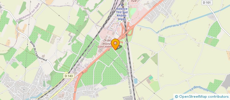 localisation de l'entreprise ABYSSES EURL à SAINT-MARCEL-LES-VALENCE