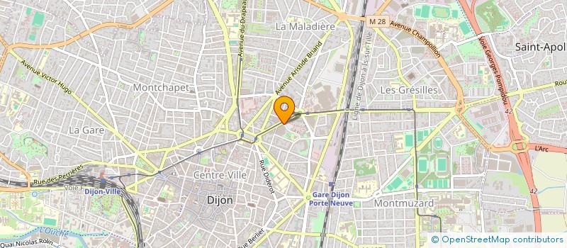 localisation de l'entreprise ABYSSINIA  DIJON