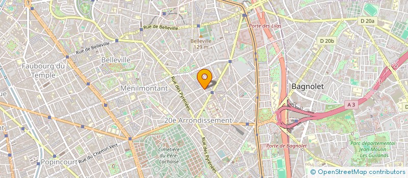 localisation de l'entreprise ABYSSINIE PRODUCTIONS  PARIS