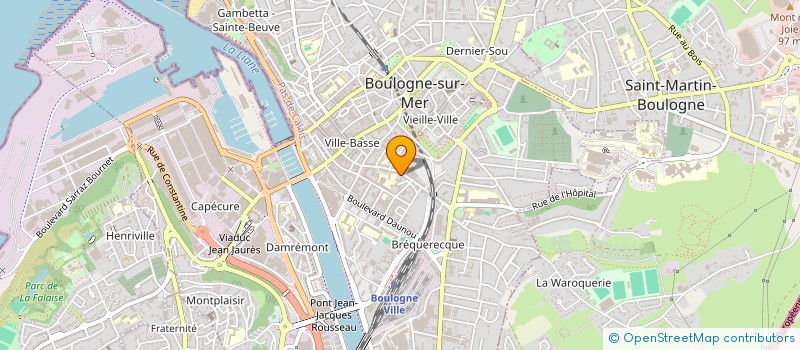 localisation de l'entreprise ABYTETE  BOULOGNE-SUR-MER