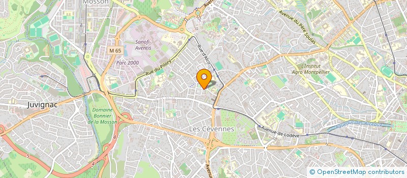 localisation de l'entreprise ABZ à MONTPELLIER