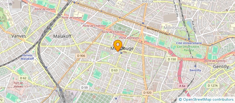 localisation de l'entreprise ABZ CONSEIL à MONTROUGE