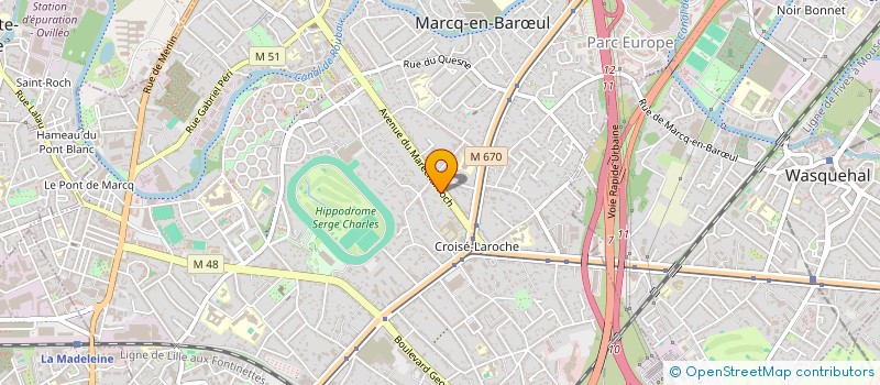 localisation de l'entreprise ABZ EMERGENCE ET PERFORMANCE à MARCQ-EN-BARŒUL