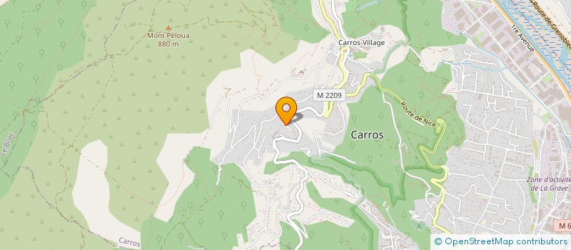 localisation de l'entreprise ABZ IMMOBILIER à CARROS