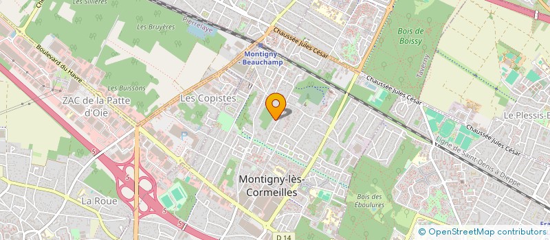 localisation de l'entreprise ABZCONSEIL  MONTIGNY-LES-CORMEILLES