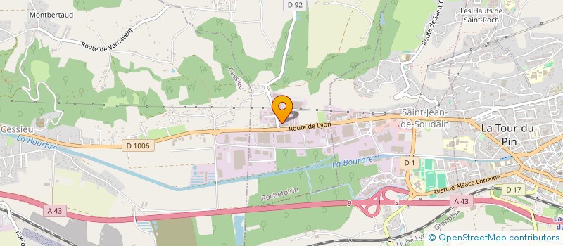 localisation de l'entreprise AC 02  ROCHETOIRIN