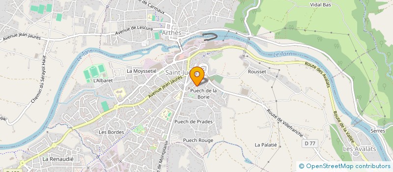 localisation de l'entreprise AC-2A  SAINT-JUERY