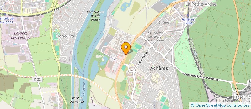 localisation de l'entreprise AC à ACHERES