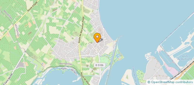 localisation de l'entreprise AC à MARSEILLAN