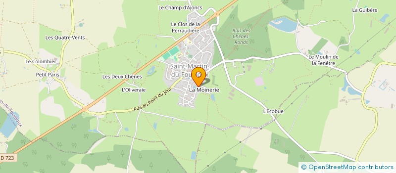 localisation de l'entreprise AC 49  SAINT-MARTIN-DU-FOUILLOUX