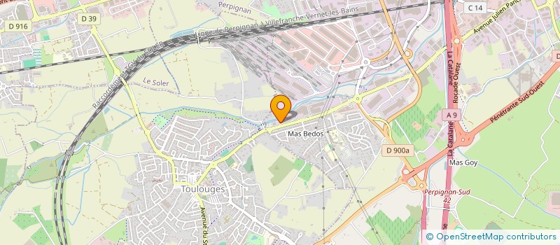 localisation de l'entreprise AC 66  PERPIGNAN