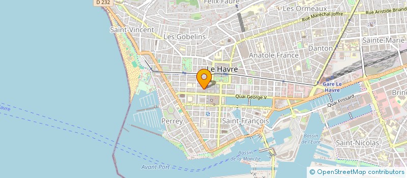 localisation de l'entreprise AC à LE HAVRE