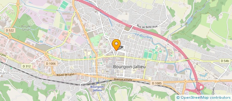 localisation de l'entreprise AC à BOURGOIN-JALLIEU