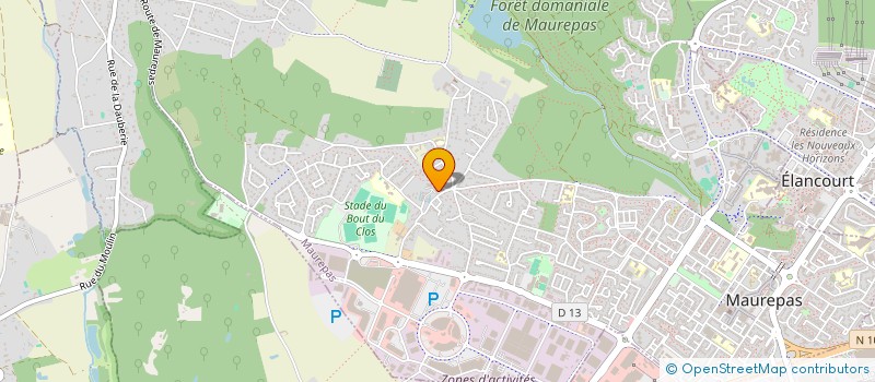 localisation de l'entreprise AC  MAUREPAS