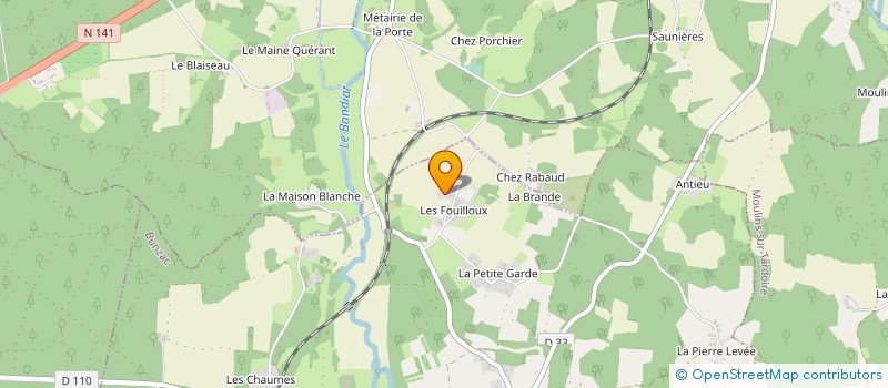 localisation de l'entreprise AC à BUNZAC