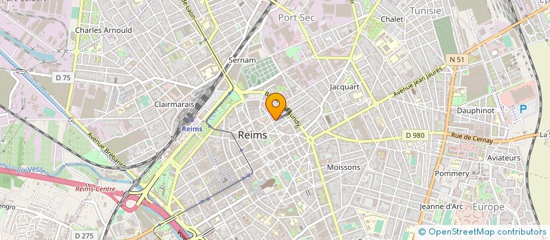 localisation de l'entreprise AC  REIMS