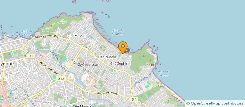 localisation de l'entreprise AC  CAYENNE