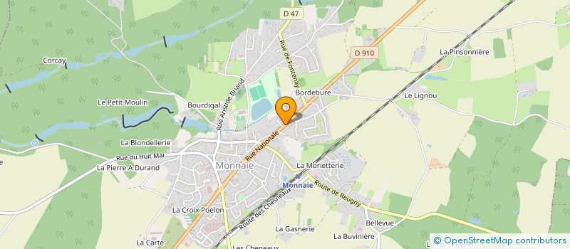 localisation de l'entreprise AC  MONNAIE