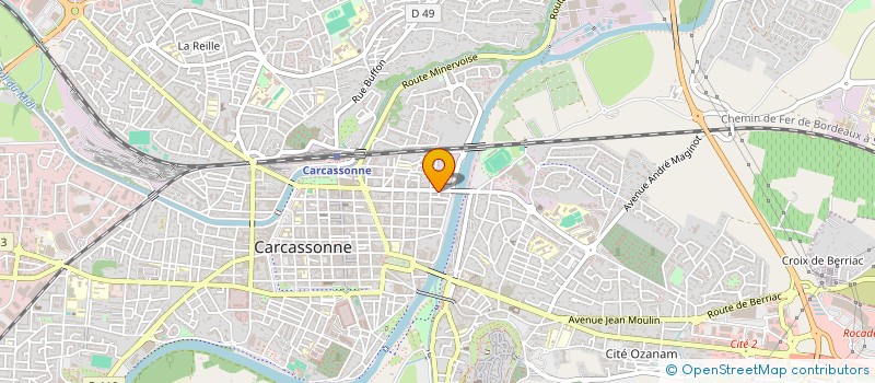 localisation de l'entreprise AC à CARCASSONNE