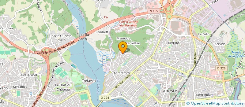 localisation de l'entreprise AC  RENNES