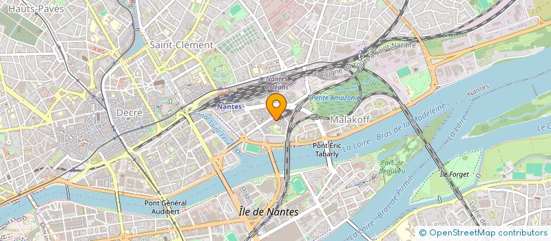 localisation de l'entreprise AC&A à NANTES