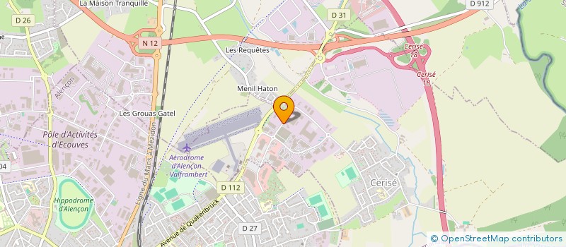 localisation de l'entreprise AC AMBULANCE COMPAGNY A A S A à CERISE