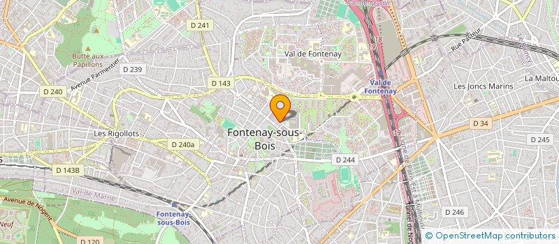 localisation de l'entreprise AC ASSOCIEES à FONTENAY-SOUS-BOIS