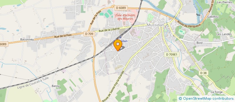 localisation de l'entreprise AC AUTO 33  CREON