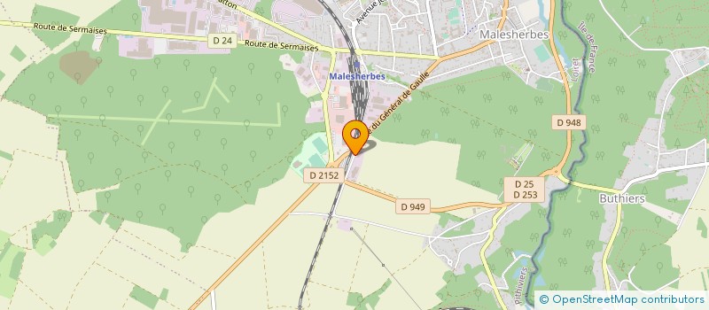 localisation de l'entreprise AC AUTO à LE MALESHERBOIS