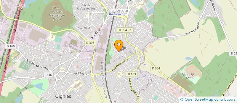 localisation de l'entreprise AC AUTO SERVICES  OIGNIES