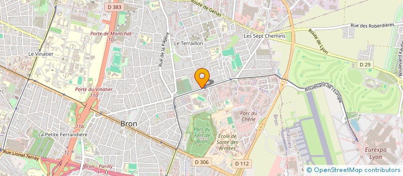 localisation de l'entreprise AC AUTOMOBILES à BRON