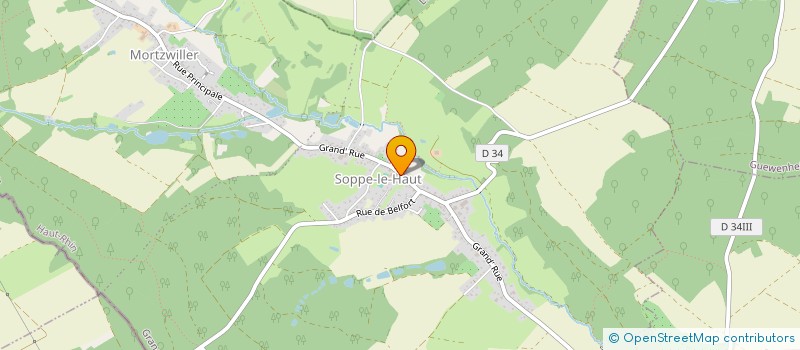 localisation de l'entreprise AC AUTOMOBILES SARL  LE HAUT SOULTZBACH