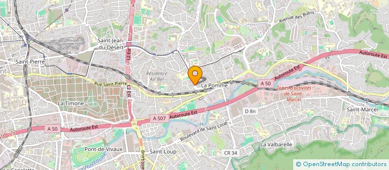 localisation de l'entreprise AC AUTOS à MARSEILLE
