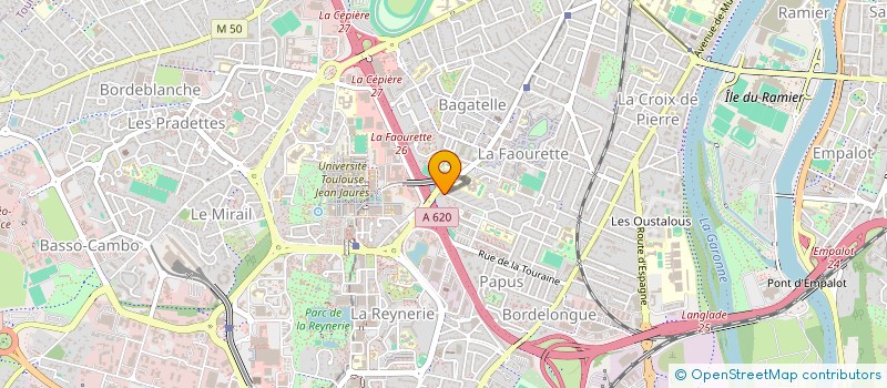 localisation de l'entreprise AC BAT à TOULOUSE