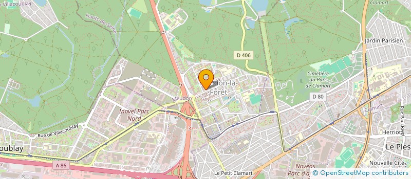 localisation de l'entreprise AC BAT à MEUDON