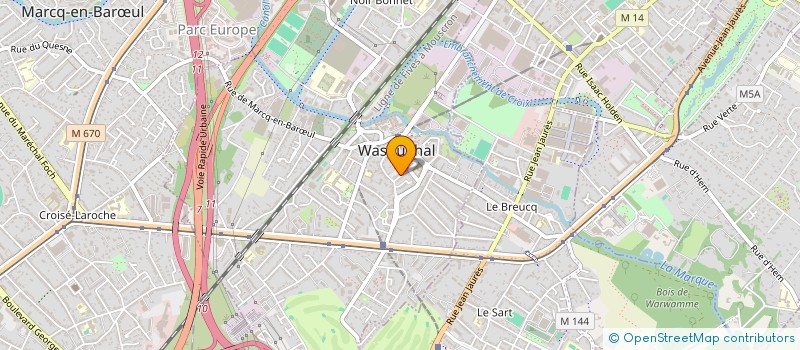 localisation de l'entreprise AC BATI à WASQUEHAL