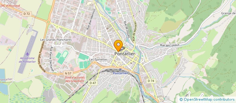 localisation de l'entreprise AC BEAUTY à PONTARLIER