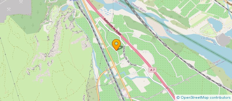 localisation de l'entreprise AC BELLEVUE  ORGON