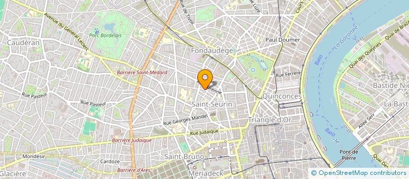 localisation de l'entreprise AC! BORDEAUX CUB AGIR ENS CONTRE CHOMAGE  BORDEAUX