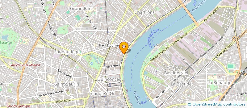 localisation de l'entreprise AC BORDEAUX FLOT  BORDEAUX