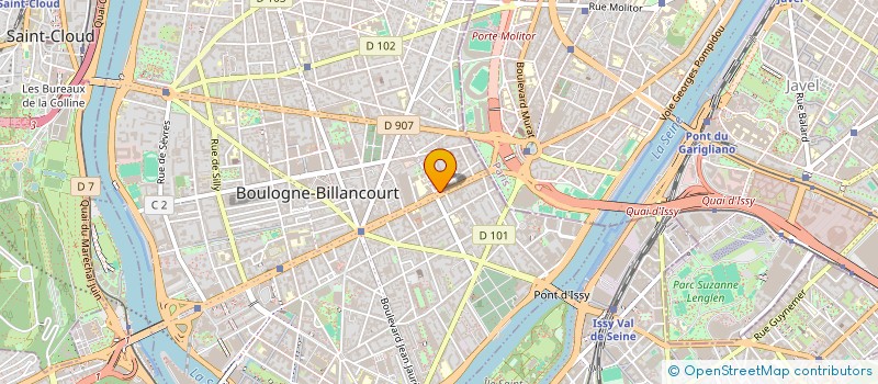 localisation de l'entreprise AC BOULOGNE à BOULOGNE-BILLANCOURT