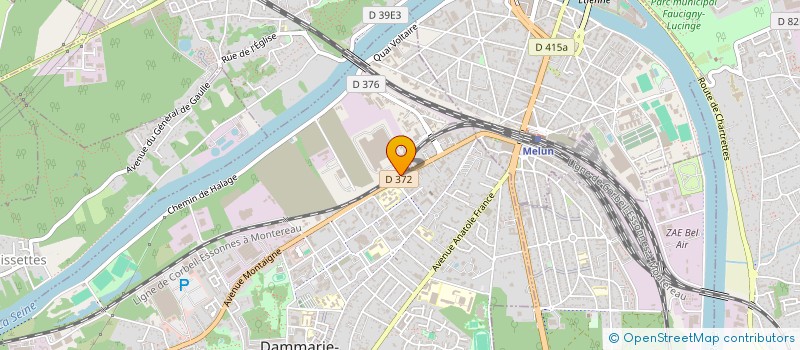 localisation de l'entreprise AC.BTP à DAMMARIE-LES-LYS