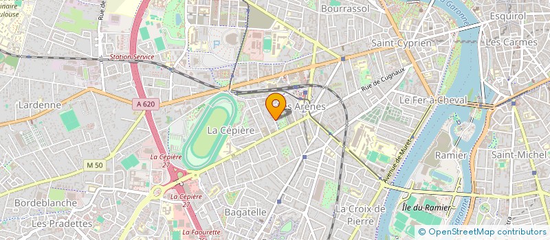 localisation de l'entreprise AC+ CARRELAGE à TOULOUSE